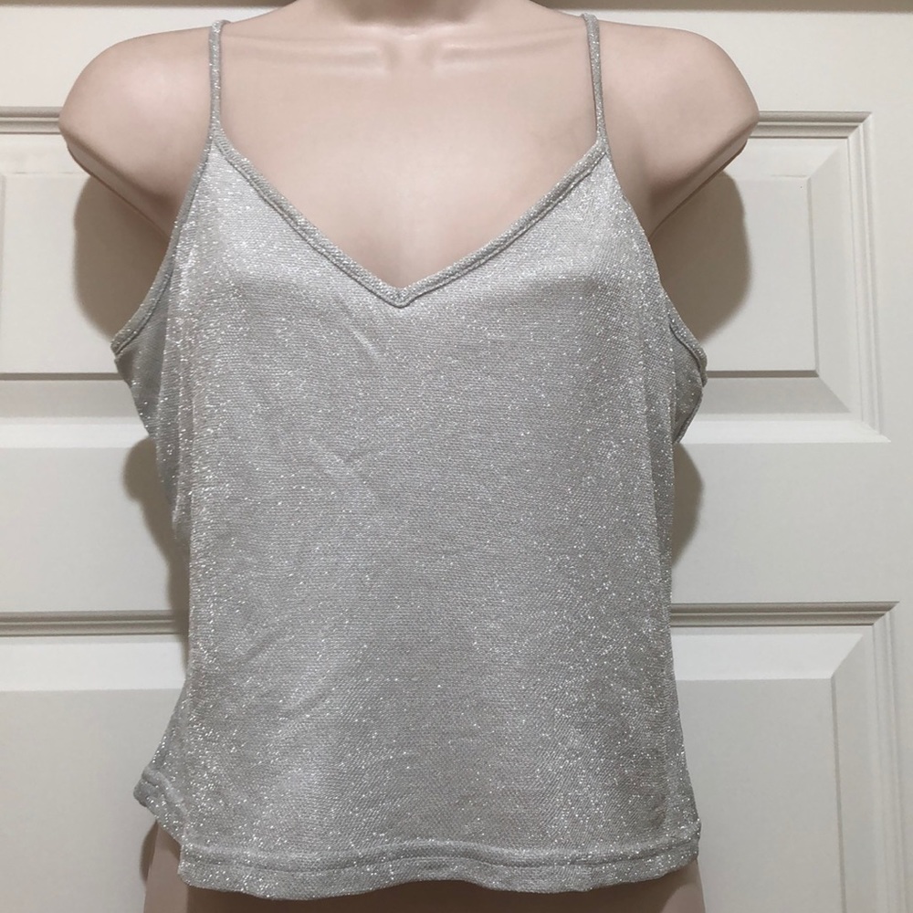 EUC  Bombshell Sparkly Cami Size M